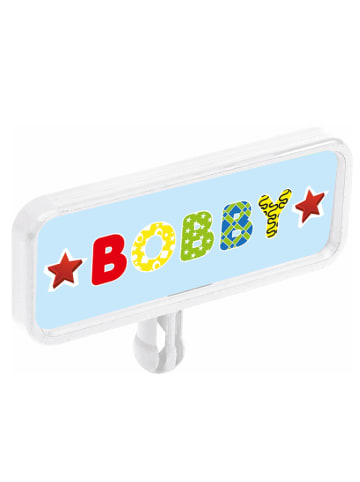 BIG Zestaw naklejek "Tablica rejestracyjna" w kolorze czerwonym - 12 m+