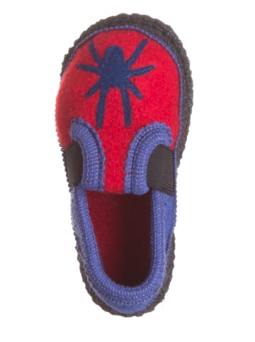 kitz pichler Hausschuhe "Bobby - Spider" in Rot/ Blau