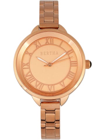 Bertha Zegarek kwarcowy "Madison" w kolorze różowozłotym
