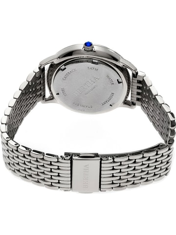 Bertha Quarzuhr "Abby" in Silber/ Weiß