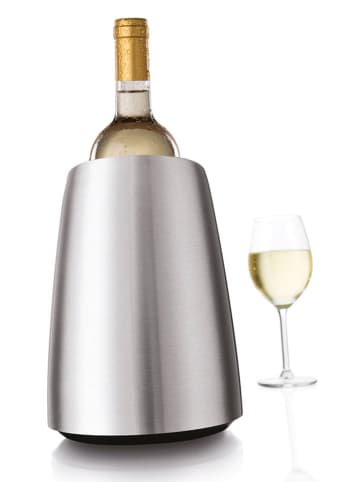 Vacu Vin Weinkühler ''Elegant'' in Silber - (H)20,5 x Ø 15 cm