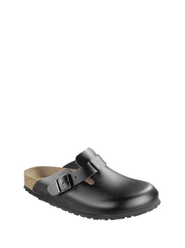 Birkenstock Skórzane chodaki w kolorze czarnym