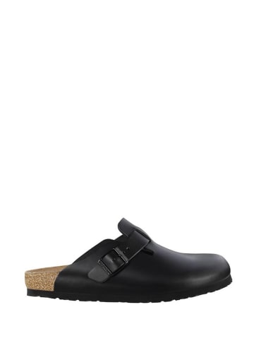 Birkenstock Skórzane chodaki w kolorze czarnym
