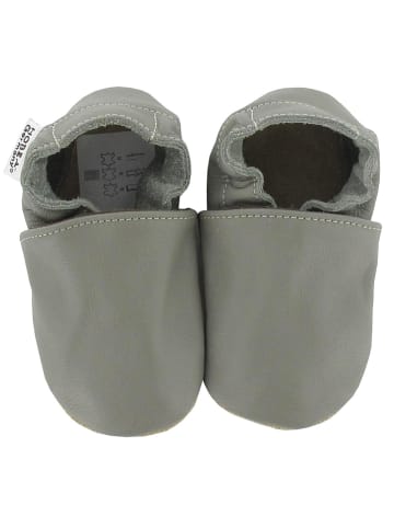 Hobea Skórzane buty niemowlęce w kolorze szarym