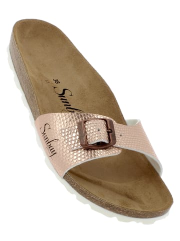 Sunbay Pantoletten "Jasmin" in Roségold