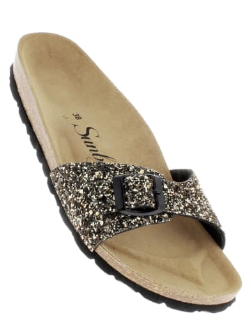 Sunbay Slippers "Jasmin" goudkleurig
