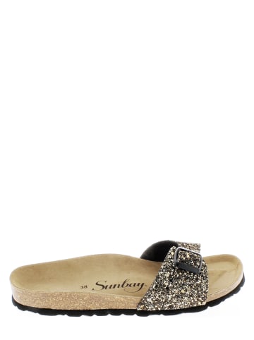 Sunbay Slippers "Jasmin" goudkleurig