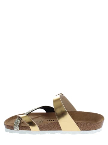Sunbay Teenslippers ''Tulipe'' goudkleurig