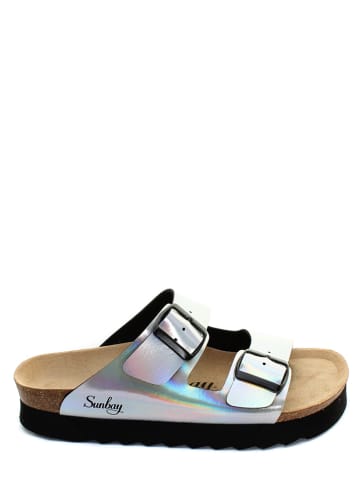 Sunbay Pantoletten in Silber