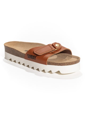 Sunbay Pantoletten "Bluebell" in Hellbraun