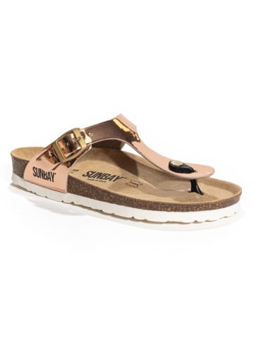 Sunbay Teenslippers "Camelia" bronskleurig