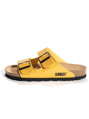 Sunbay Pantoletten "Trefle" in Gelb