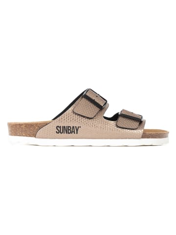 Sunbay Slippers "Trefle" goudkleurig