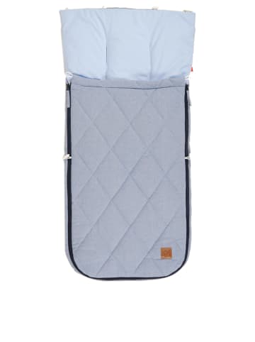 Kaiser Naturfellprodukte Zomervoetenzak "Nikk" lichtblauw - (L)89 x (B)40 cm