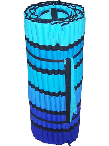 Le Comptoir de la Plage Strandmat "Happy" blauw/lichtblauw - (L)180 x (B)60 cm