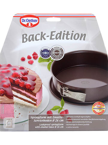 Dr. Oetker Springform "Back Edition" in Braun - Ø 26 cm