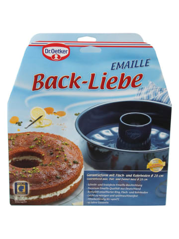 Dr. Oetker Springvorm "Bakliefde" donkerblauw - Ø 28 cm