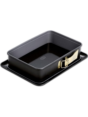Dr. Oetker Springvorm "Bak idee" antraciet/zwart - (B)28 x (D)18 cm