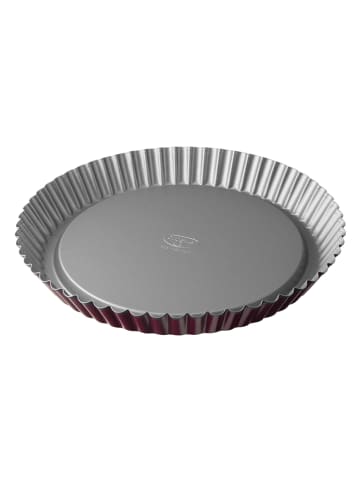Dr. Oetker Obstkuchenform "Back Liebe" in Rot/ Grau - Ø 28 cm