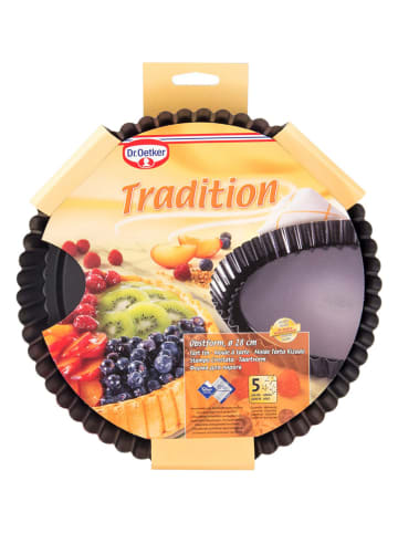 Dr. Oetker Forma w kolorze czarnym  - Ø 28 cm