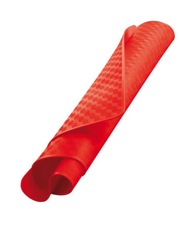 Dr. Oetker Silikonowa mata "Flexxibel" w kolorze czerwonym do pieczenia - 38 x 30 cm