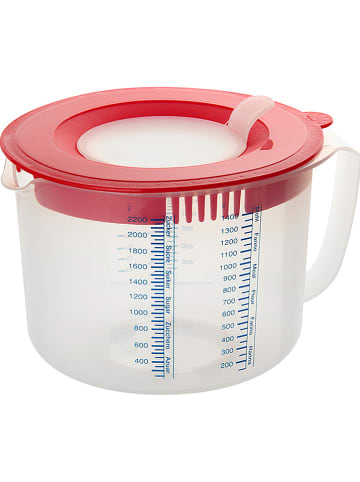 Dr. Oetker Dzbanek w kolorze czerwonym z miarką - 2,2 l