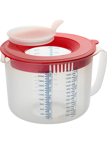 Dr. Oetker Kubek-miarka w kolorze czerwonym - 2,2 l