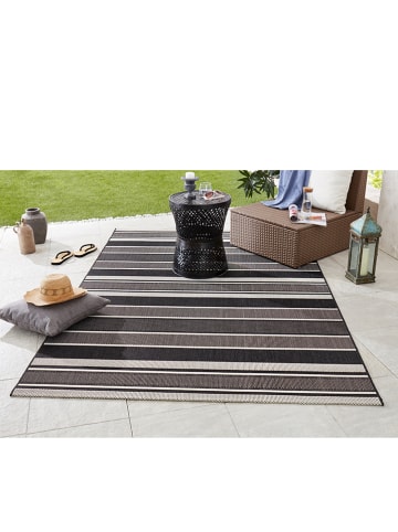 NORTHRUGS Indoor-/ Outdoor-Teppich "Strap" in Schwarz