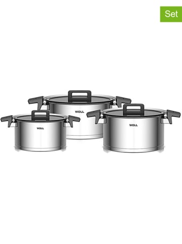 Woll 6tlg. Edelstahl-Kochgeschirr-Set "Concept"