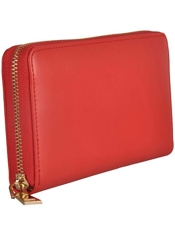 Florence Bags Leder-Geldbörse "Quero" in Rot - (B)20 x (H)10 x (T)2 cm