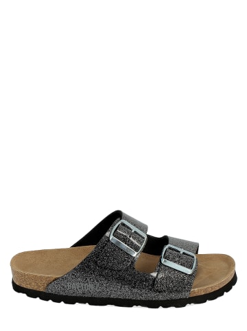 BAYTON Slippers "Atlas" zwart/wit