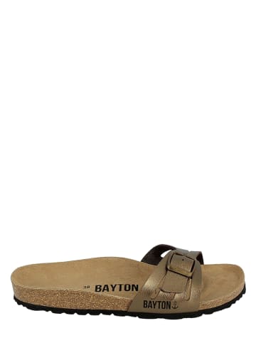 BAYTON Slippers "Athena" bronskleurig