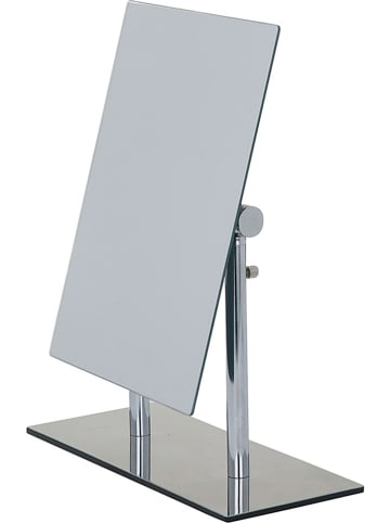 Wenko Cosmeticaspiegel "Pinerolo" chroomkleurig - (B)23 x (H)35 x (D)10 cm