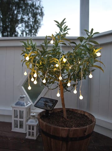 Best Season Solarna girlanda LED "Balls" w kolorze białym - dł. 675 cm