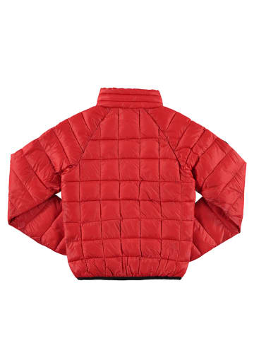 Peak Mountain Doorgestikte jas rood