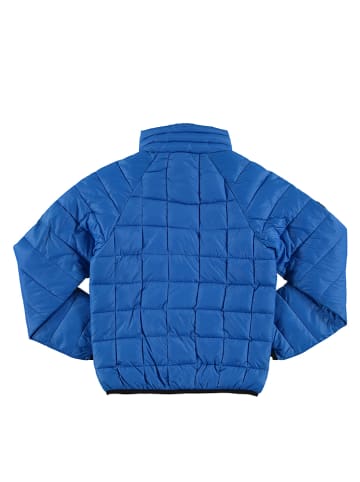 Peak Mountain Doorgestikte jas blauw