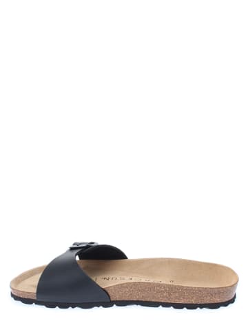 BACKSUN Slippers "Paris" zwart