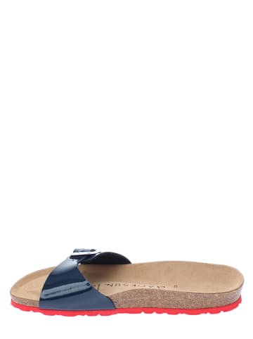 BACKSUN Slippers "Paris" donkerblauw