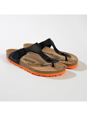 BACKSUN Teenslippers "Singapore" zwart