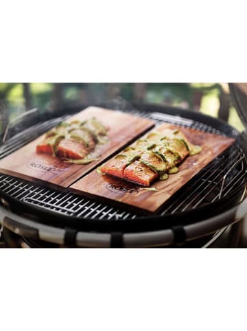 Rösle 2er-Set: Grillplatten in Hellbraun - (L)30 x (B)15 cm