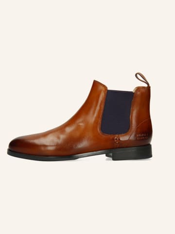 MELVIN & HAMILTON Leder-Chelsea-Boots "Susan 10" in Hellbraun