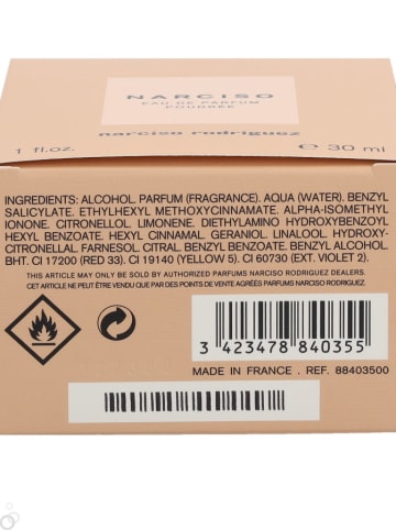 narciso rodriguez Poudree - EDP - 30 ml