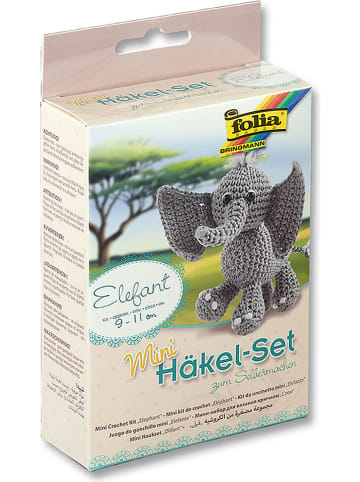 folia PAPER Mini-Häkelset "Elefant" - ab 8 Jahren