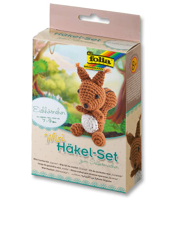 folia PAPER Mini-Häkelset "Eichhörnchen" - ab 8 Jahren