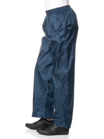 Regatta Spodnie przeciwdeszczowe "Pack It" w kolorze granatowym