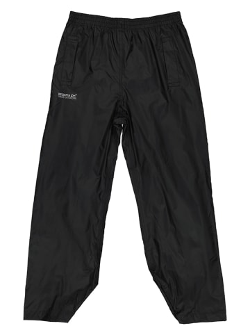 Regatta Spodnie przeciwdeszczowe "Pack It" w kolorze czarnym