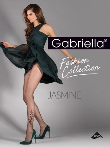Gabriella Panty "Jasmine" zwart - 20 denier