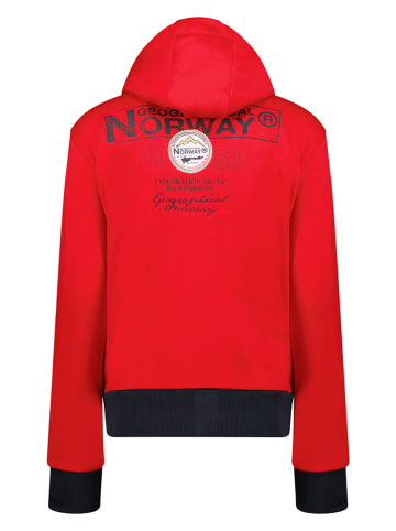 Geographical Norway Sweatjacke "Flyer" in Rot