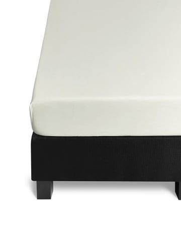 Beddinghouse Perkal-Spannbettlaken in Creme