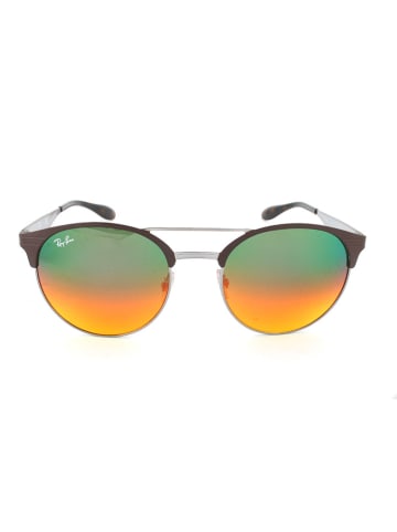 Ray Ban Damen-Sonnenbrille in Braun/ Grün-Orange
